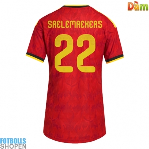 Billiga Belgien Alexis Saelemaekers #22 Hemmatröja Dam VM 2026 Kortärmad